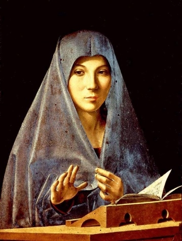 Antonello da Messina. Virgin Annunciate