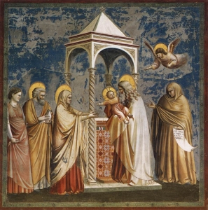 Giotto, Ofiarowanie, 1304-1306